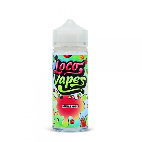 Menthol by Loco Vapes. 100ML E-liquid, 0MG vape, 70VG/30PG juice