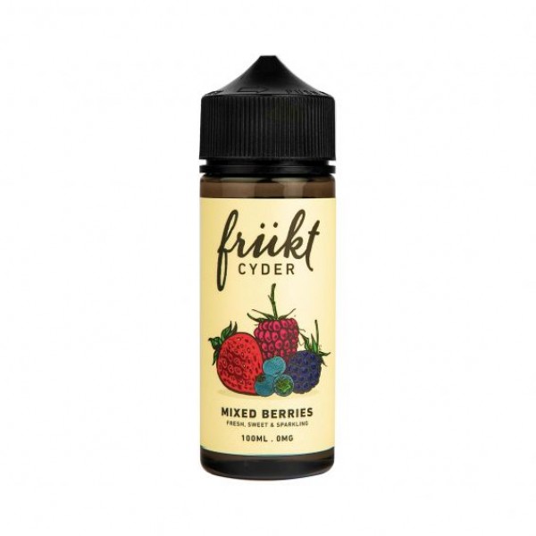 Mixed Berries FRUKT CYDER 100ML Premium Quality E Liquid Juice 70VG 0mg Vape