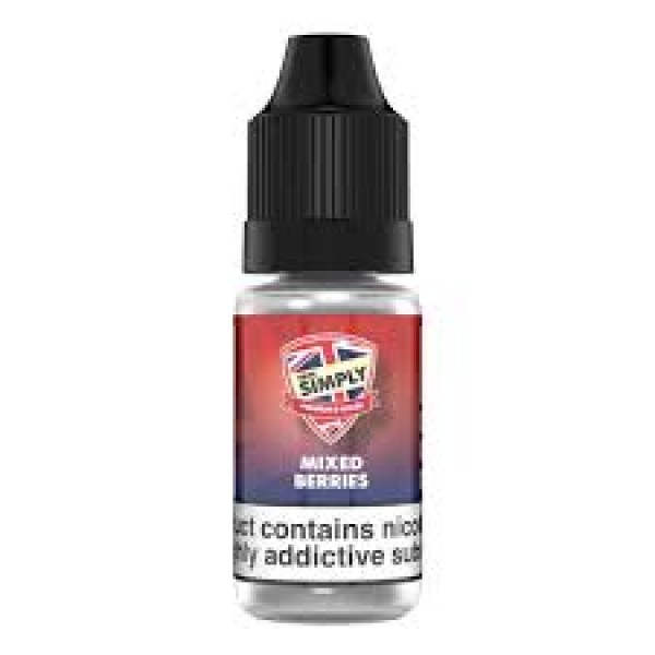 Mixed Berries By Vape Simply 10ML E Liquid 50VG/50PG Vape Juice | All Strengths Available