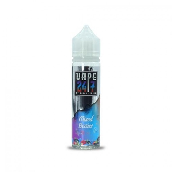 Mixed Berries By Vape 247, 50ML E Liquid 70VG Vape 0MG Juice