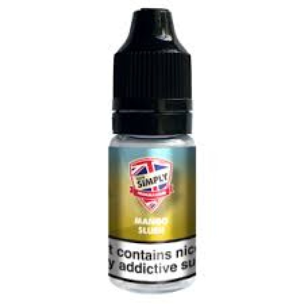 Mango Slush By Vape Simply 10ML E Liquid 50VG/50PG Vape Juice | All Strengths Available