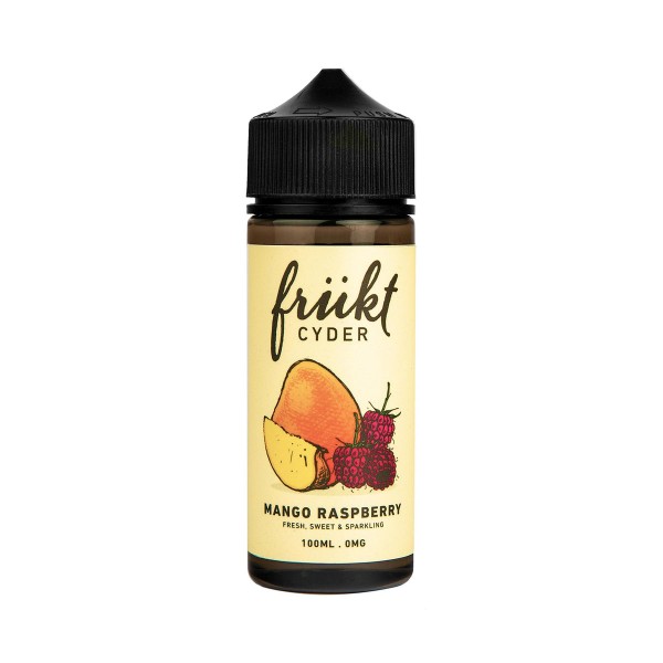 Mango Raspberry FRUKT CYDER 100ML Premium Quality E Liquid Juice 70VG 0mg Vape