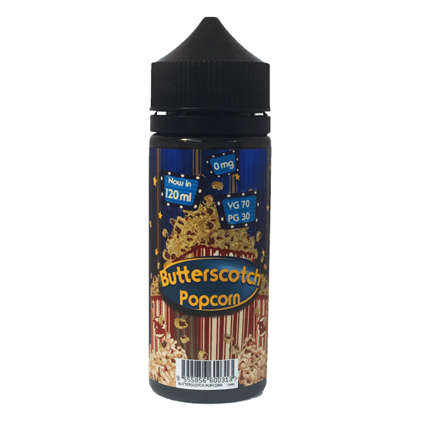 MOHAWK & CO BUTTERSCOTCH POPCORN 100ML SHORTFILL E LIQUID 70VG VAPE