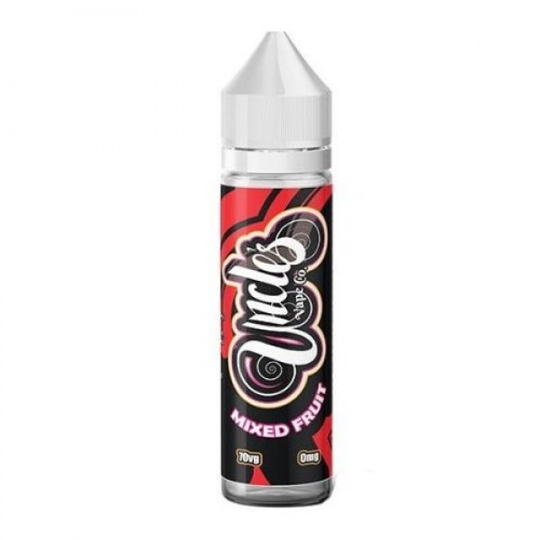 MIXED FRUIT E LIQUID BY UNCLES VAPE CO 50ML SHORTFILL 70VG VAPE