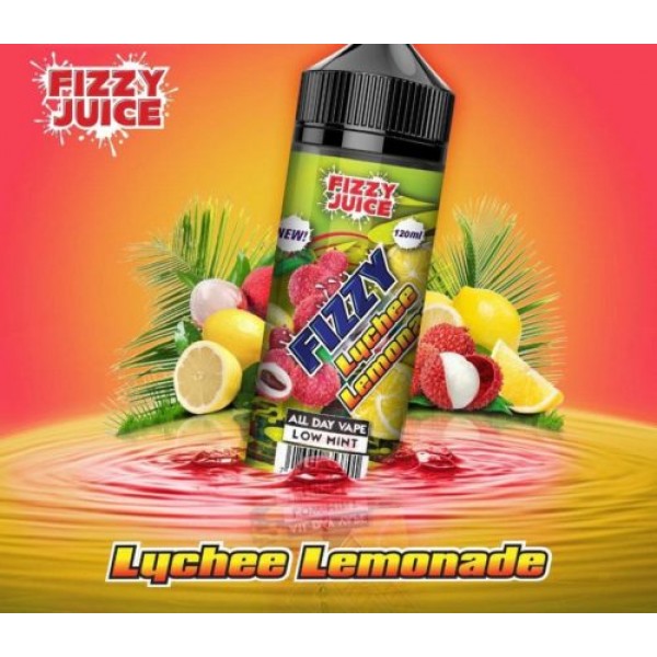 MOHAWK & CO FIZZY LYCHEE LEMONADE 100ML SHORTFILL E LIQUID 70VG VAPE