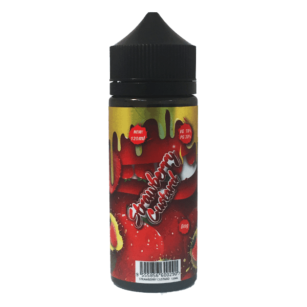 MOHAWK & CO STRAWBERRY CUSTARD 100ML SHORTFILL E LIQUID 70VG VAPE