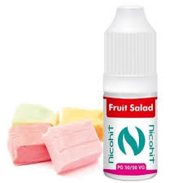 NICOHIT FRUIT SALAD E LIQUID E JUICE 10ML TPD 3/6/12/18MG MULTIBUY