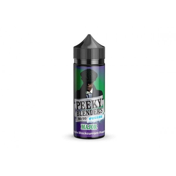 Major - Freeze - by Peeky Blenders, 100ML E Liquid, 50VG Vape, 0MG Juice, Shortfill