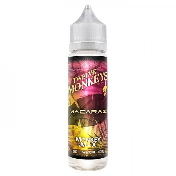 MACARAZ E-LIQUID BY TWELVE 12 MONKEYS SHORTFILL 70VG 50ML 0MG