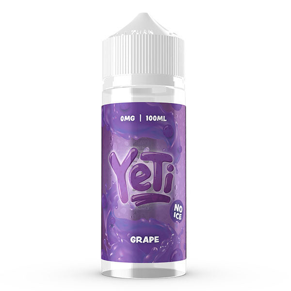 No Ice Range - Grape By Yeti | 100ML E Liquid | 70VG Vape | 0MG Juice