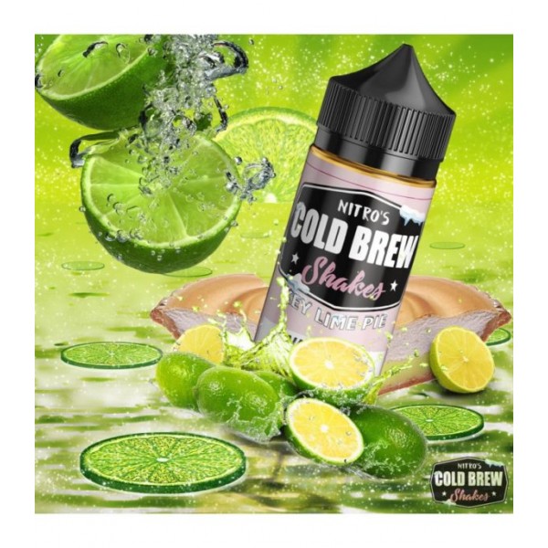 NITROS COLD BREW SHAKES KEY LIME PIE 100ML SHORTFILL E LIQUID 75VG VAPE