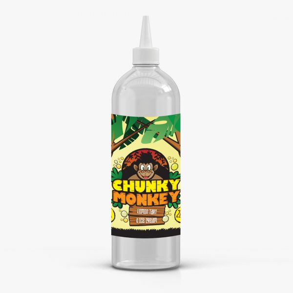 Lemon Tart & Ice Cream By Chunky Monkey (Kingston) 200ML E Liquid 60VG Vape 0MG Juice Short Fill