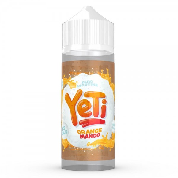 Orange Mango drink by Yeti 100ml E Liquid Juice 70VG Vape Shortfill