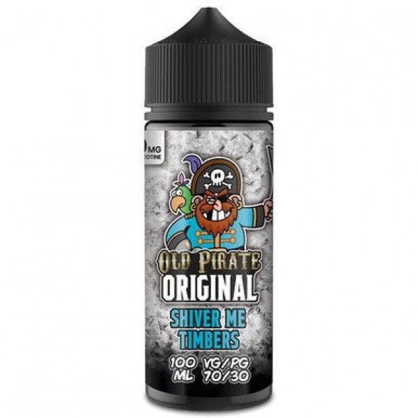 Original - Shiver Me Timbers by Old Pirate 100ML E Liquid, 70VG Vape, 0MG Juice, Shortfill