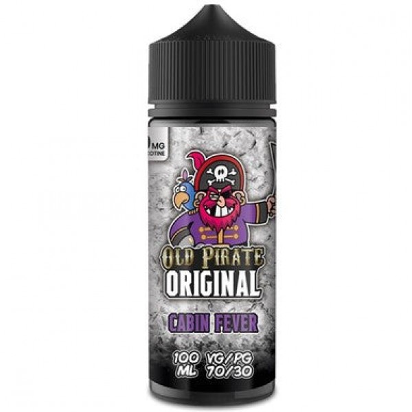 Original - Cabin Fever by Old Pirate 100ML E Liquid, 70VG Vape, 0MG Juice, Shortfill