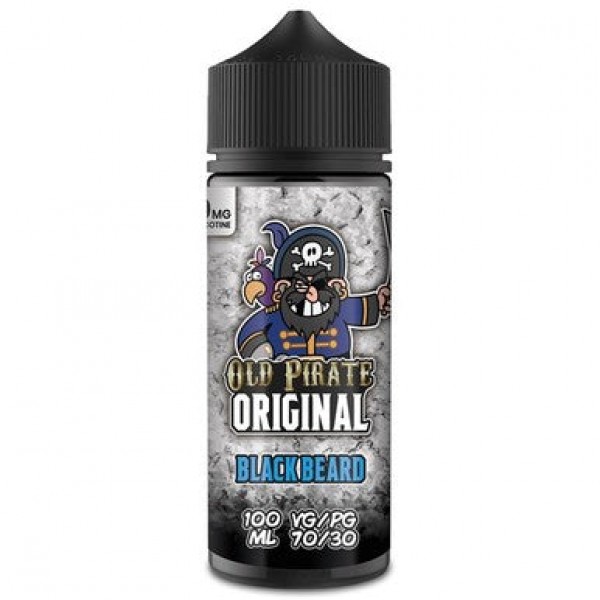 Original - Black Beard by Old Pirate 100ML E Liquid, 70VG Vape, 0MG Juice, Shortfill