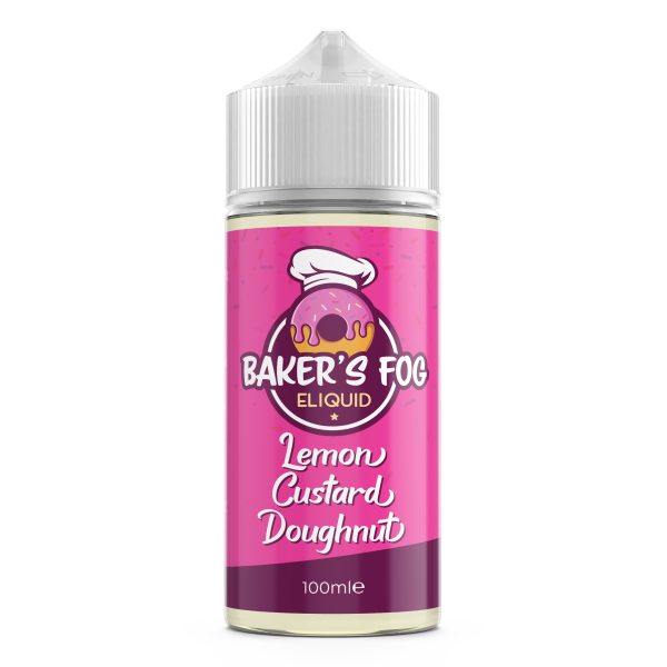 Lemon Custard Doughnut By Baker's Fog 100ML E Liquid 70VG Vape 0MG Juice