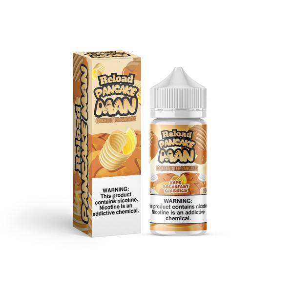 Pancake Man Reload By Vape Breakfast Classics 100ML E Liquid 80VG Vape 0MG Juice