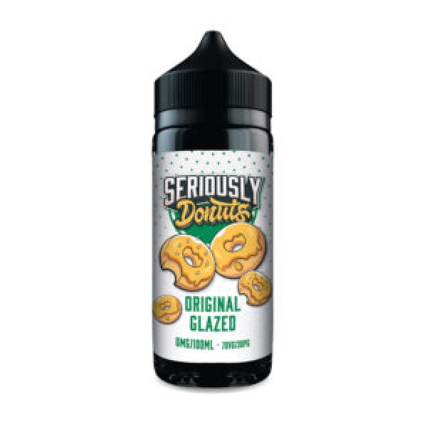 Original Glazed By Doozy Seriously Donuts 100ML E Liquid 70VG Vape 0MG Juice