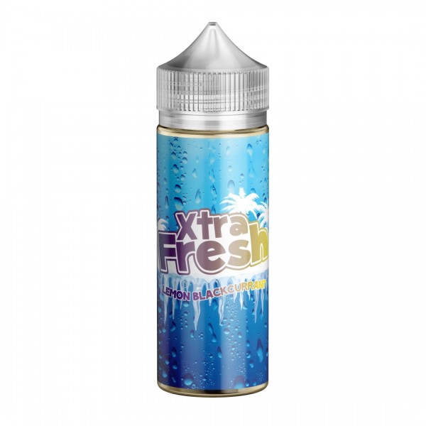 Lemon Blackcurrant XTRA Fresh. 100ML E-liquid, 0MG vape, 70VG/30PG juice