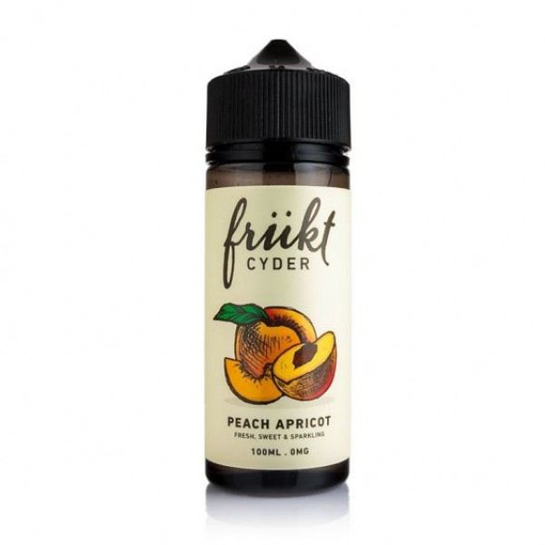 Peach Apricot FRUKT CYDER 100ML Premium Quality E Liquid Juice 70VG 0mg Vape