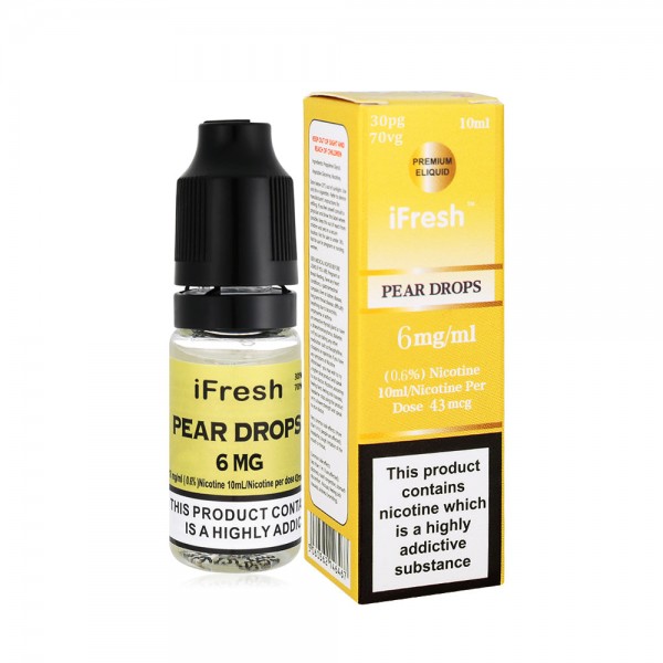 Pear Drops - iFresh 10ML E-liquid Juice 65VG Vape Multibuy