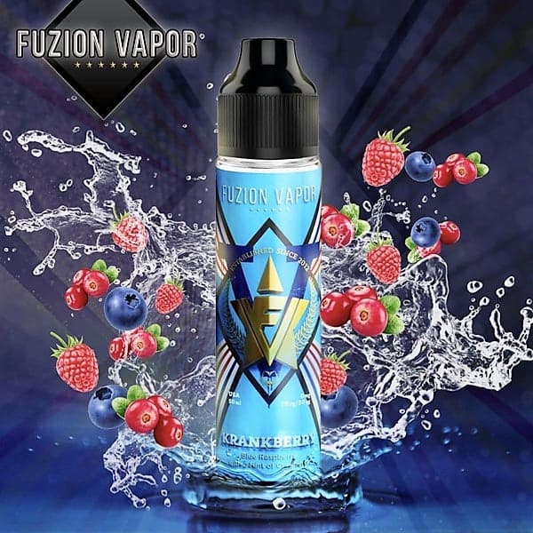 Krankberry By Fuzion Vapor 50ML E Liquid 70VG Vape 0MG Juice