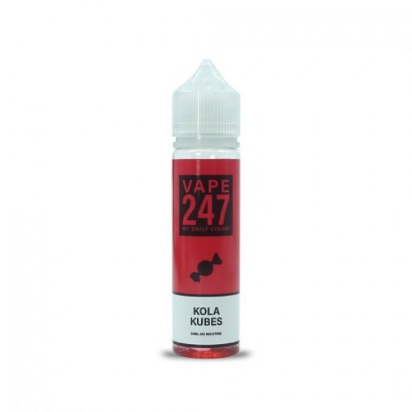 Kola Kubes By Vape 247, 50ML E Liquid 70VG Vape 0MG Juice