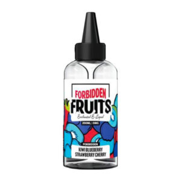 Kiwi Blueberry Strawberry Cherry By Forbidden Fruits 100ML/200ML E Liquid 70VG 30PG Vape 0MG/3MG Juice