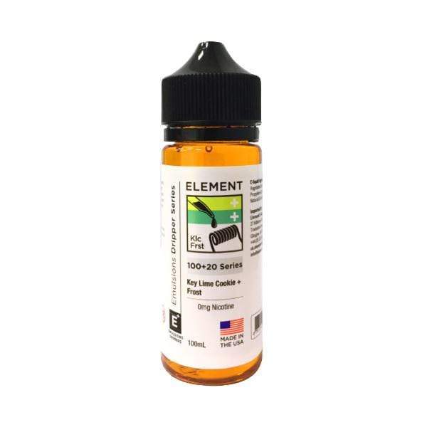 Key Lime Cookie + Frost by Element. 100ML E-Liquid, 0MG Vape 80VG/20PG Juice