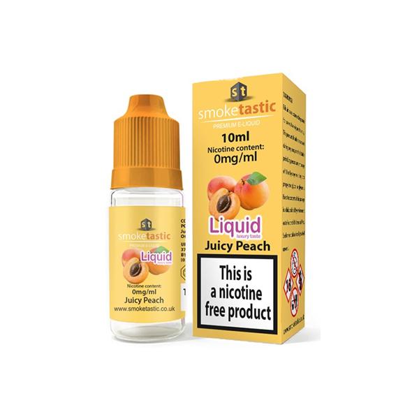 Juicy Peach 10ml Smoketastic E Liquid Juice 6mg, 12mg, 18mg Vape Multibuy