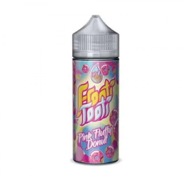 PINK FLUFFY DONUT E LIQUID BY FROOTI TOOTI 100ML SHORTFILL 70VG VAPE