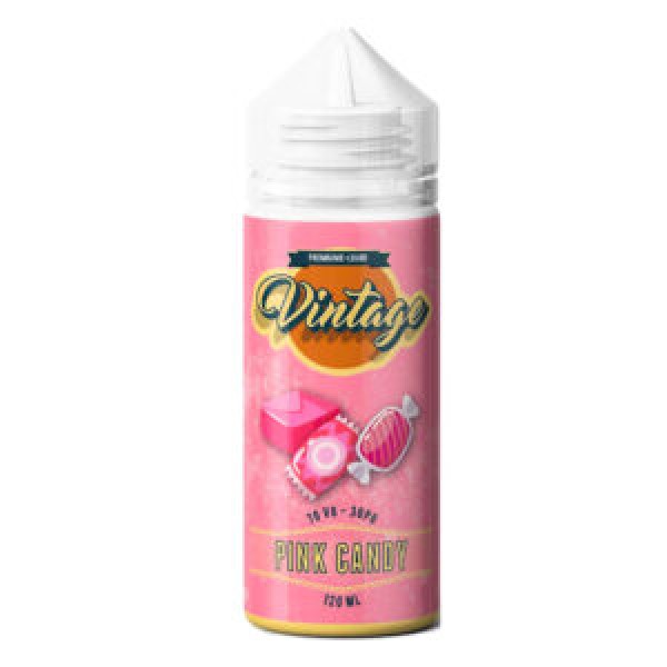 Pink Candy By Vintage 100ML E Liquid 70VG Vape 0MG Juice Shortfill