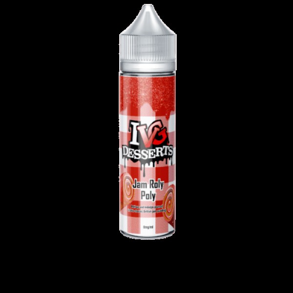 JAM ROLY POLY ELIQUID BY IVG I LOVE VG DESSERTS 50ML SHORTFILL E LIQUID 70VG VAPE