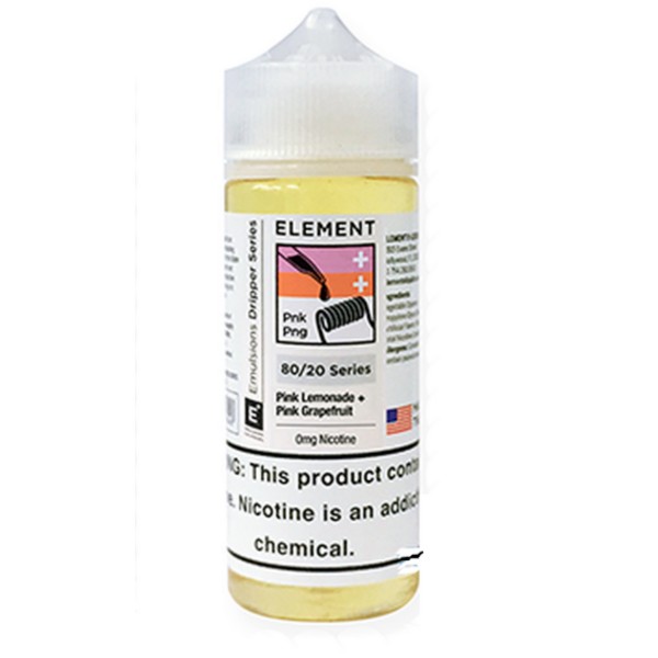 Pink Lemonade + Pink Grapefruit by Element. 100ML E-Liquid, 0MG Vape 80VG/20PG Juice