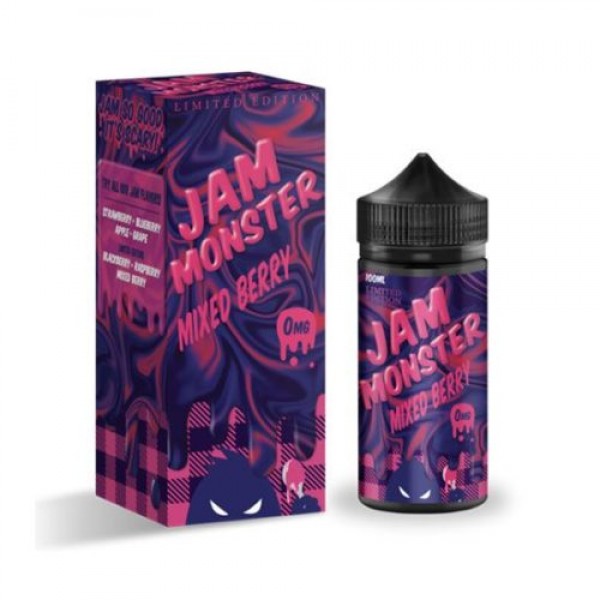 JAM MONSTER – MIXED BERRY 100ML SHORTFILL E LIQUID 75VG VAPE