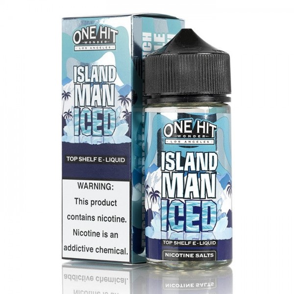 ISLAND MAN ICED – ONE HIT WONDER 100ML SHORTFILL E LIQUID 80VG VAPE