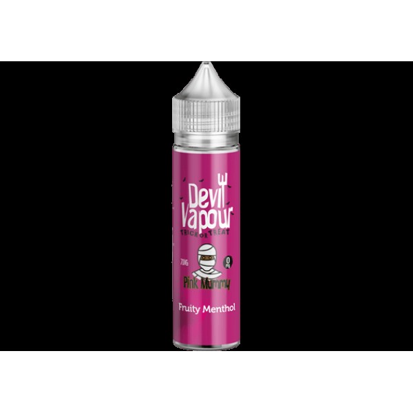 Pink Mummy Fruity Menthol by Devil Vapour 50ML E Liquid 70VG Vape 0MG Juice Shortfill