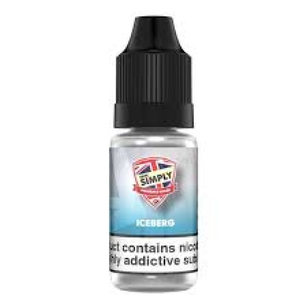 Iceberg By Vape Simply 10ML E Liquid 50VG/50PG Vape Juice | All Strengths Available