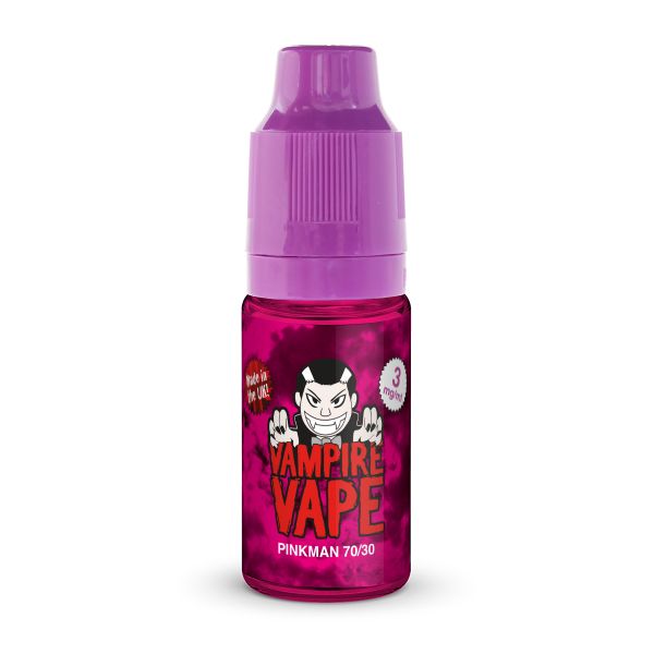 Pinkman 70/30 By Vampire Vape 10ML E Liquid. All Strengths Of Nicotine Juice