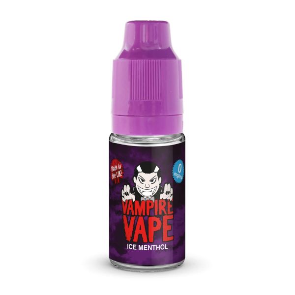 Ice Menthol By Vampire Vape 10ML E Liquid. All Strengths Of Nicotine Juice