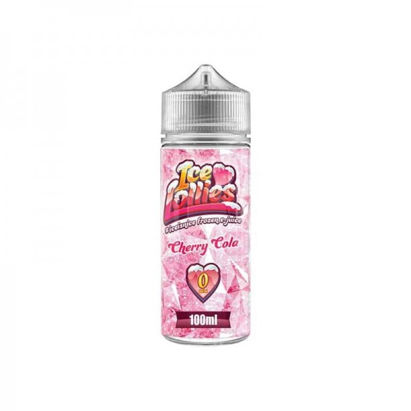 ICE LOLLIES CHERRY COLA – E LIQUID 100ML SHORTFILL 70VG VAPE 0MG JUICE