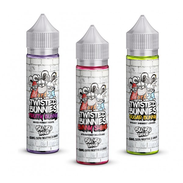 Ice Bunny By Twisted Bunnies 50ML E Liquid 50VG Vape 0MG Juice
