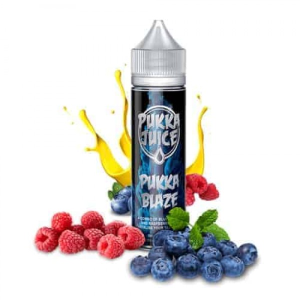 PUKKA BLAZE ELIQUID BY PUKKA JUICE 50ML SHORTFILL E LIQUID 70VG VAPE