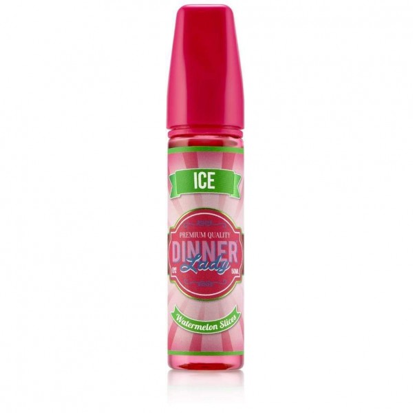 Ice - Watermelon Slices by Dinner Lady E-liquid 70VG Shortfill Vape