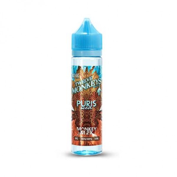 PURIS ICED E-LIQUID BY TWELVE 12 MONKEYS SHORTFILL 65VG 50ML 0MG