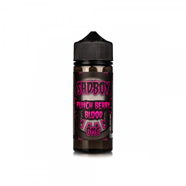 PUNCH BERRY BLOOD BY SADBOY E-LIQUID 100ML SHORTFILL 75VG VAPE 0MG JUICE