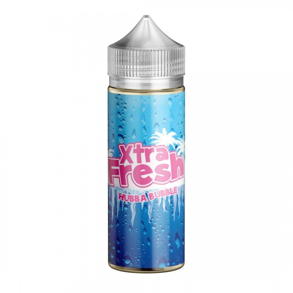 Hubba Bubble XTRA Fresh. 100ML E-liquid, 0MG vape, 70VG/30PG juice