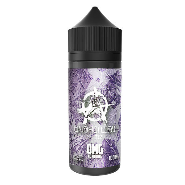 Purple On Ice By Anarchist 100ML E Liquid 70VG Vape 0MG Juice Short Fill