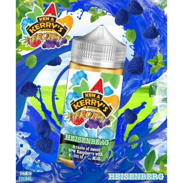 Heisenberg By Ken & Kerry's 100ML E Liquid 70VG Vape 0MG Juice Short Fill